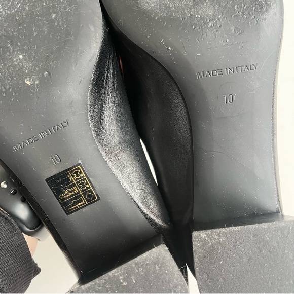 Everlane Black The Italian Leather Day Heel - FIT LIKE A 9.5 (shoe says 10) - Picture 7 of 8